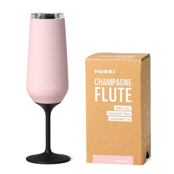 Huski Champagne Flute- Powder Pink