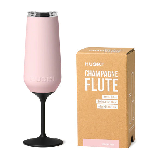Huski Champagne Flute- Powder Pink