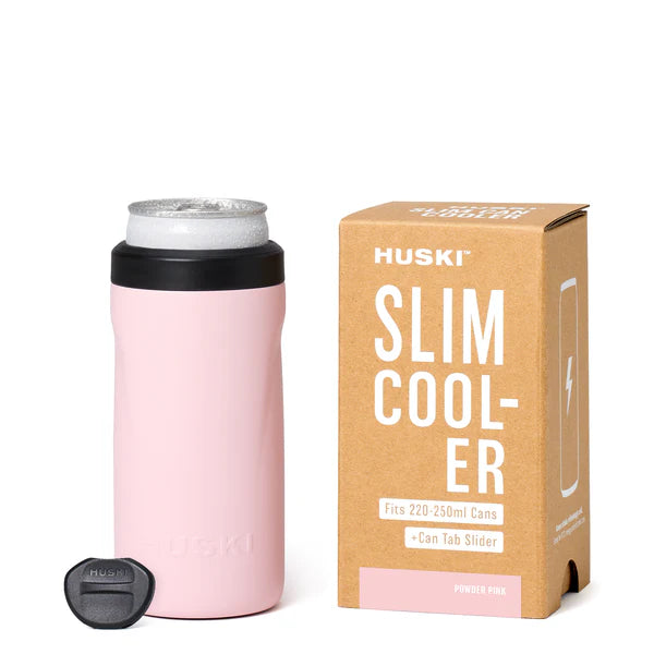 HUski Slim Can Cooler - Powder Pink