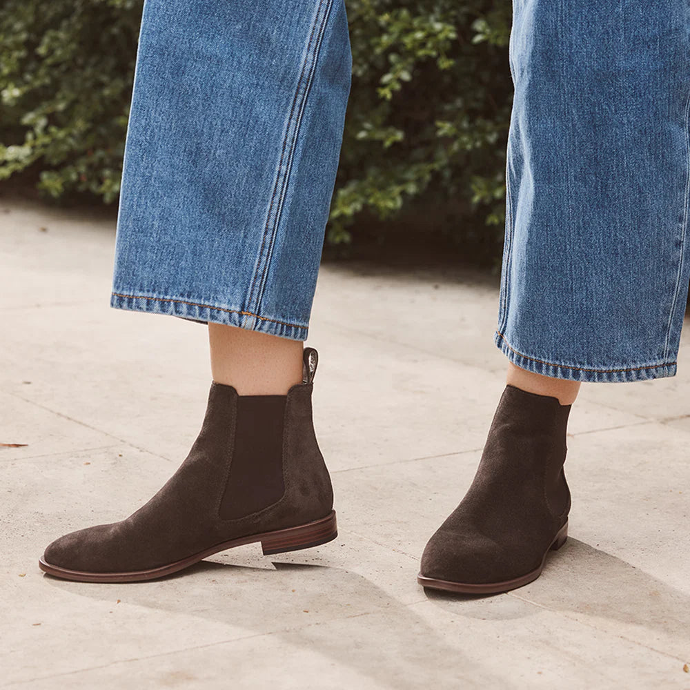 PHEBES W EOS PNP MAHOGANY-SUEDE SUEDE