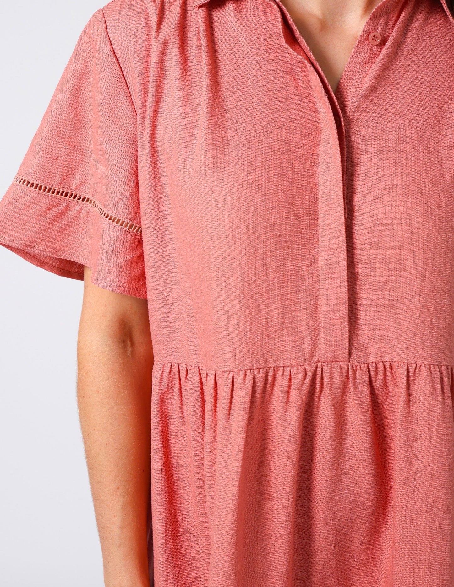 Lottie Dress - Salmon