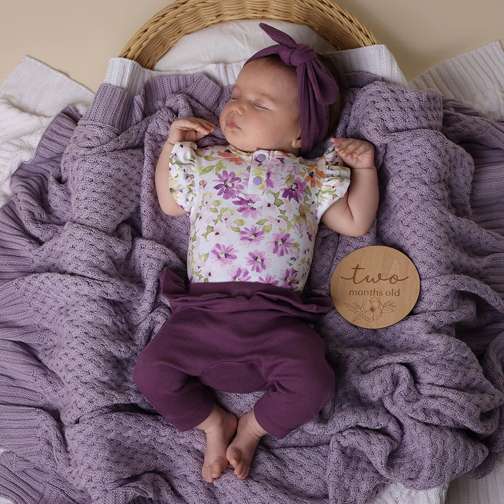 Mulberry Organic Pants with Frill