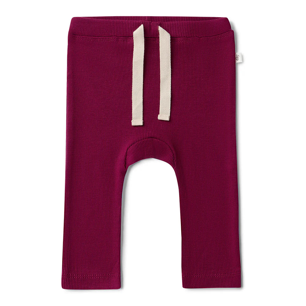 Raspberry Organic Pants